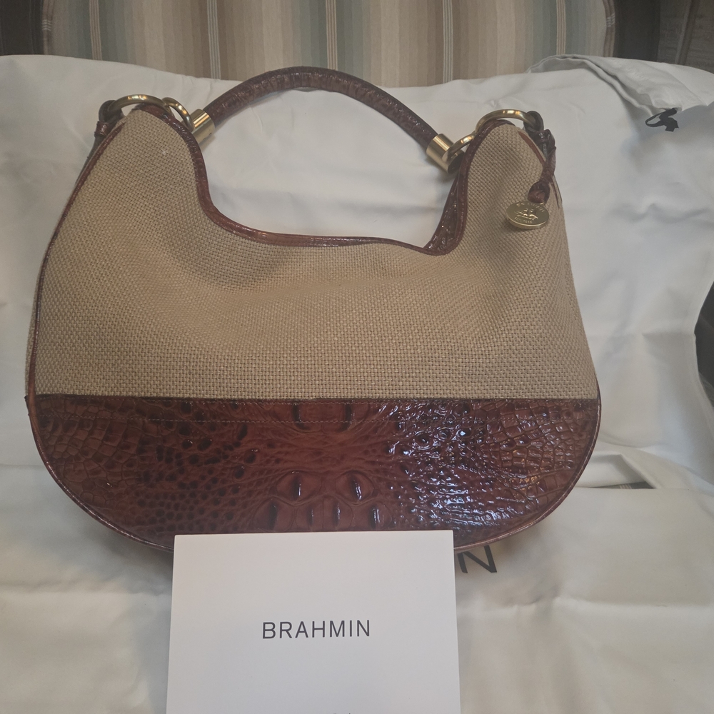 Brahmin Tan and Brown Women's Bag